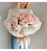 Монобукет из 25 роз Розовое настроение 1
