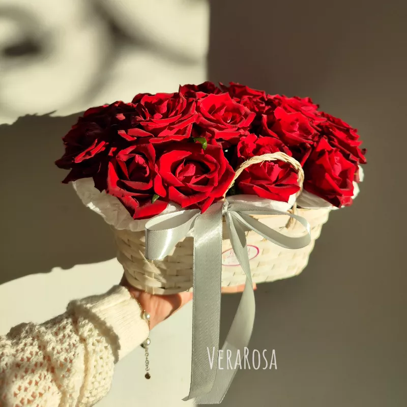 Бордовые розы Любимой Мамочке! 4