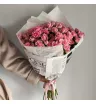 Монобукет из 15 кустовых розовых роз  2