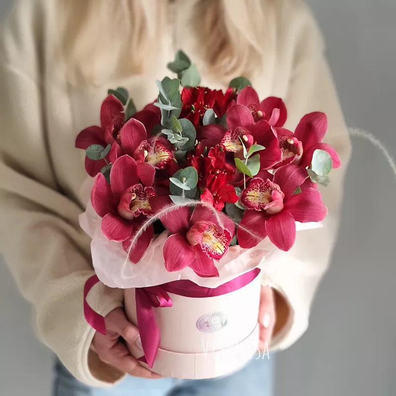 Шляпная коробка Орхидеи для Принцессы! 1