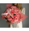 Монобукет из 29 роз VeraRosa pink  1