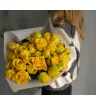 Монобукет VeraRosa yellow из 25 роз