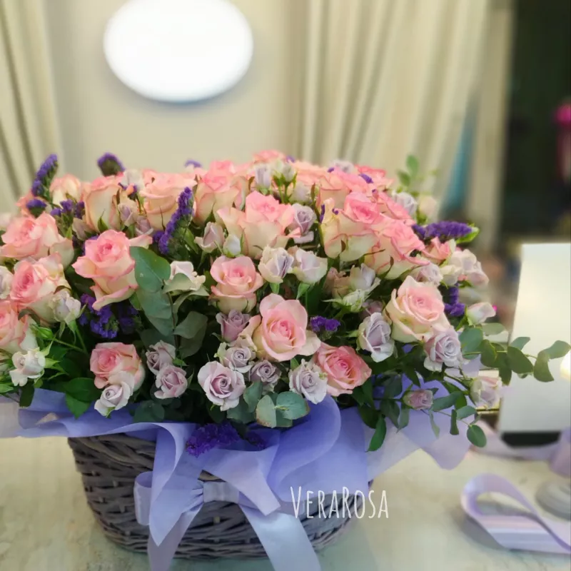 Цветы в корзине «Для тебя»