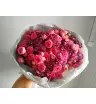 Букет из диантусов и роз «Ягодный» 2