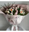 Букет с тюльпанами «Букет Нежный нарцисс »