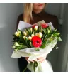 Букет с тюльпанами «Весенний букет Красный мак»