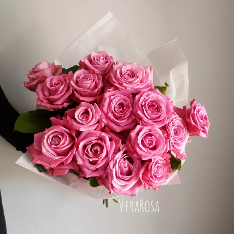 Букет розовых роз «Маритим» 1