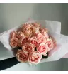 Букет из 19 роз «Пудра» 1