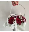 Плетеная корзина с цветами «Семицветик» 1