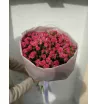 Монобукет из 31 розы «Фуксия» 1