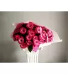 Букет Лиловые лепестки из 19 роз